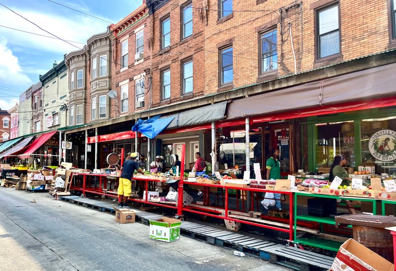 Italian Market 9th Street - Philadelphia, Pennsylvania