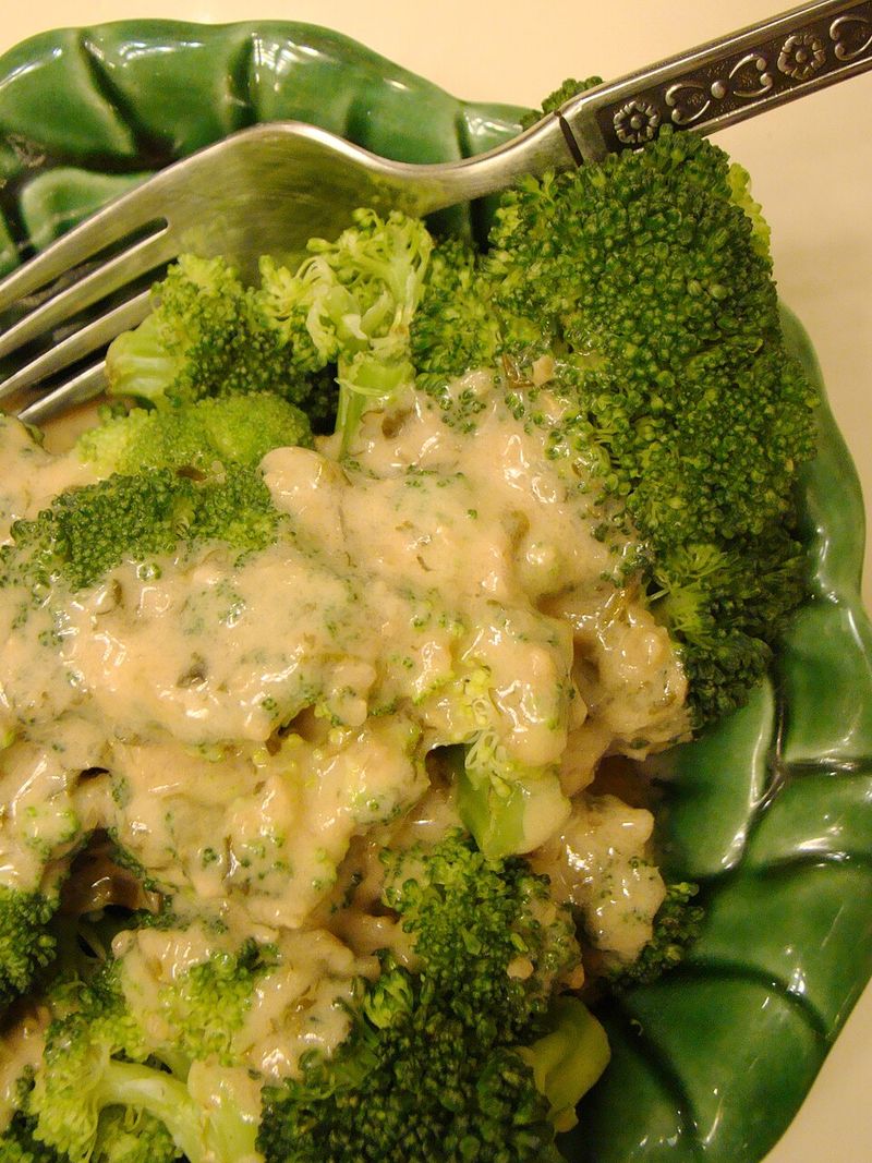 Steamed broccoli