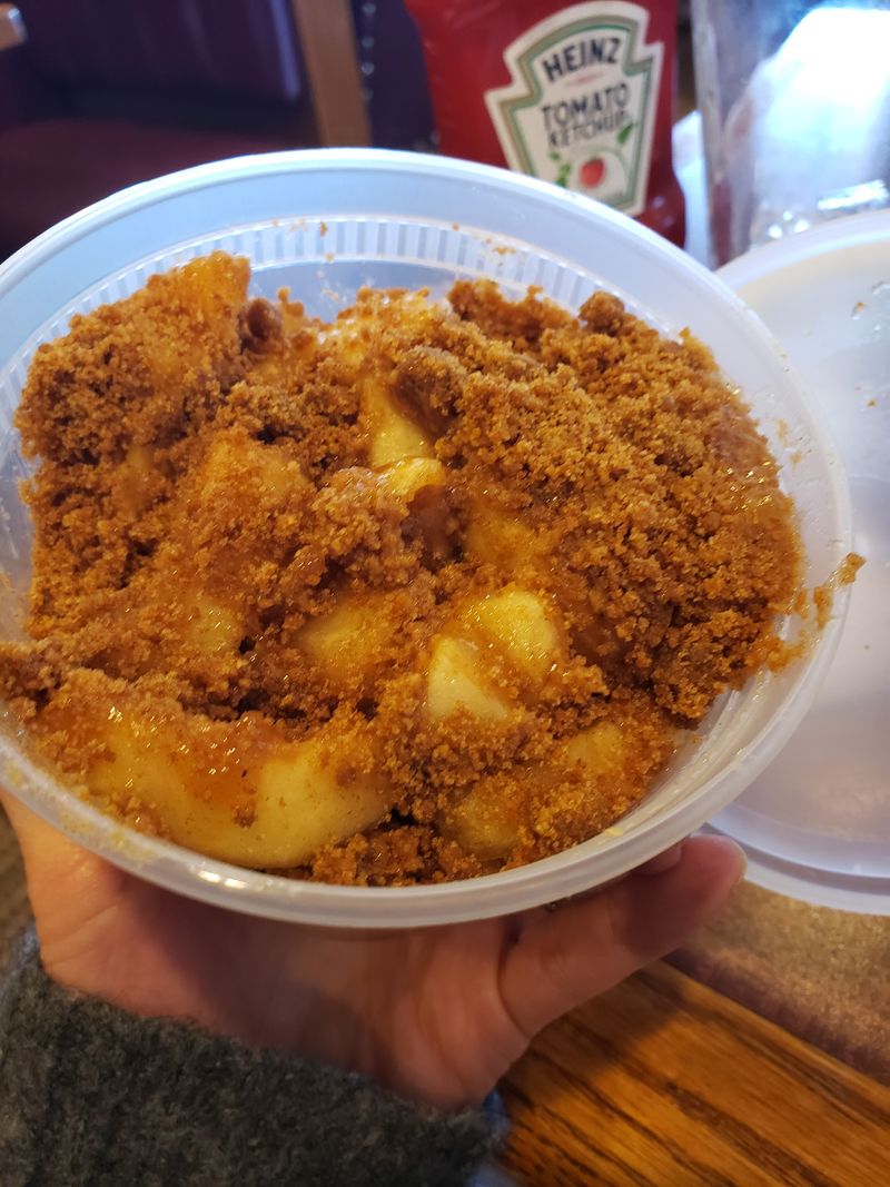 This Rhode Island Comfort Food Spot Serves Portions That Make First-Timers Double-Take 17 5 Pound Apple Pie Slice