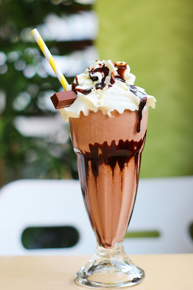 Overstuffed milkshake