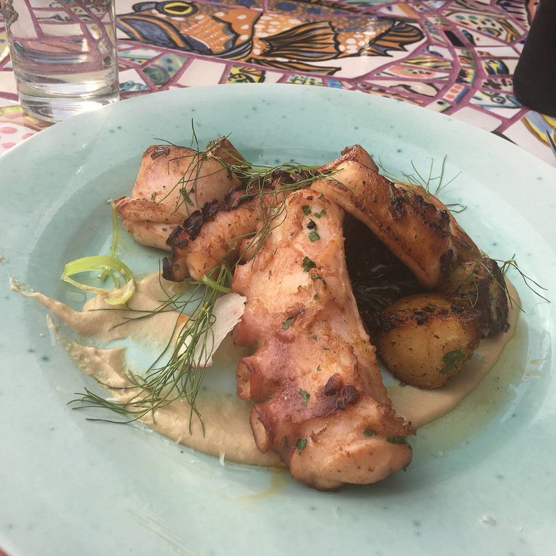 Halibut Sando With Pickled Spruce Tips