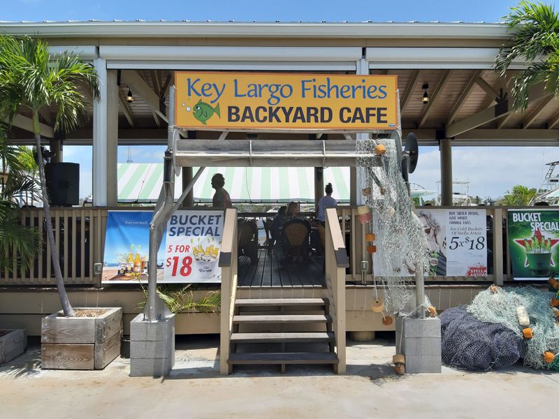 Key Largo Fisheries Backyard Cafe - Key Largo, Florida
