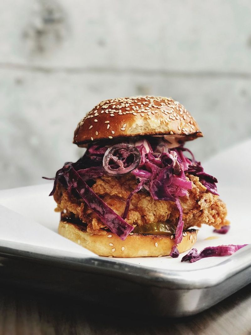 Premium chicken sandwich