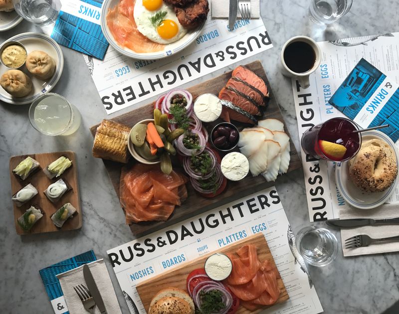10 New York Delis That Still Pile Sandwiches Like It’s A Competition 11 Russ & Daughters Cafe - New York, New York