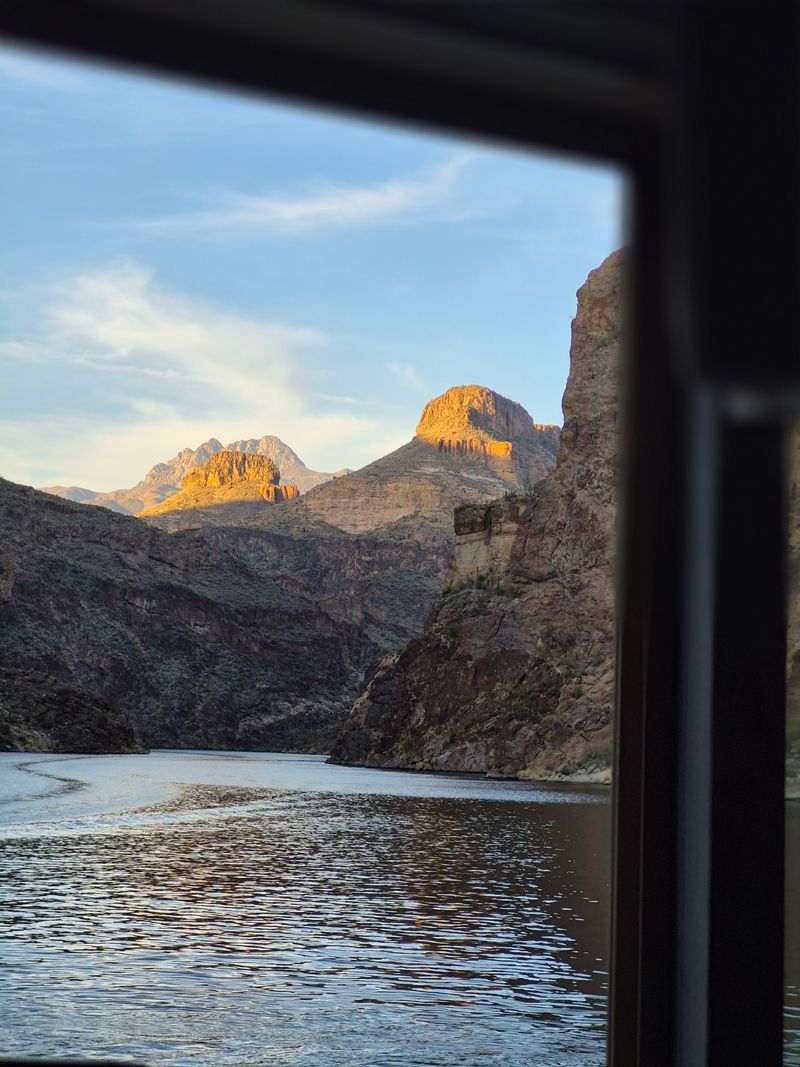 Enjoy a Three Course Meal While Cruising Through Six Miles of Arizona Desert Canyons 6 Sunset Dinner Cruise Experience