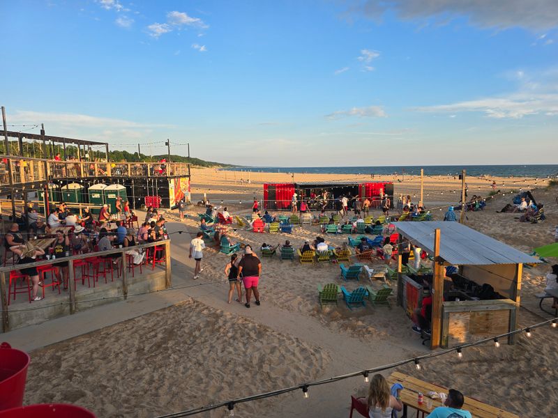 I Traveled Across Michigan To Try 11 Perch Dinners And 4 Tasted Like A Vacation Night 11 The Deck - Muskegon, Michigan
