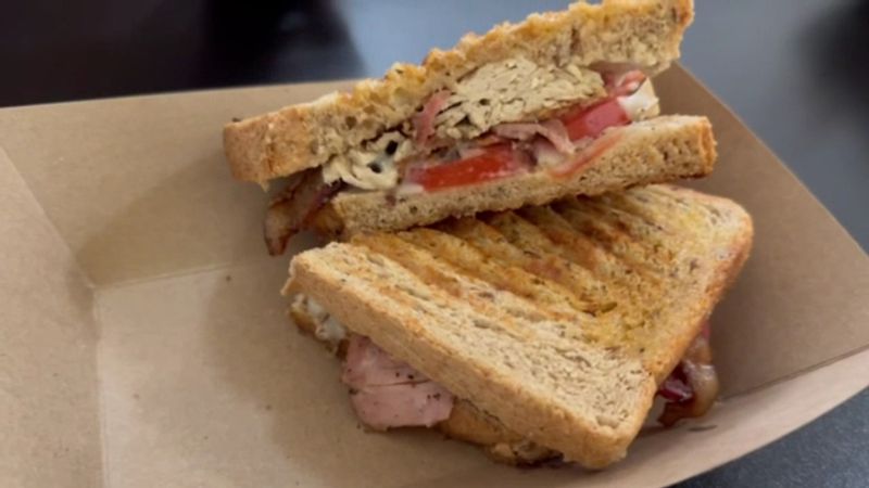 Chicken Salad on Toasted Wheat