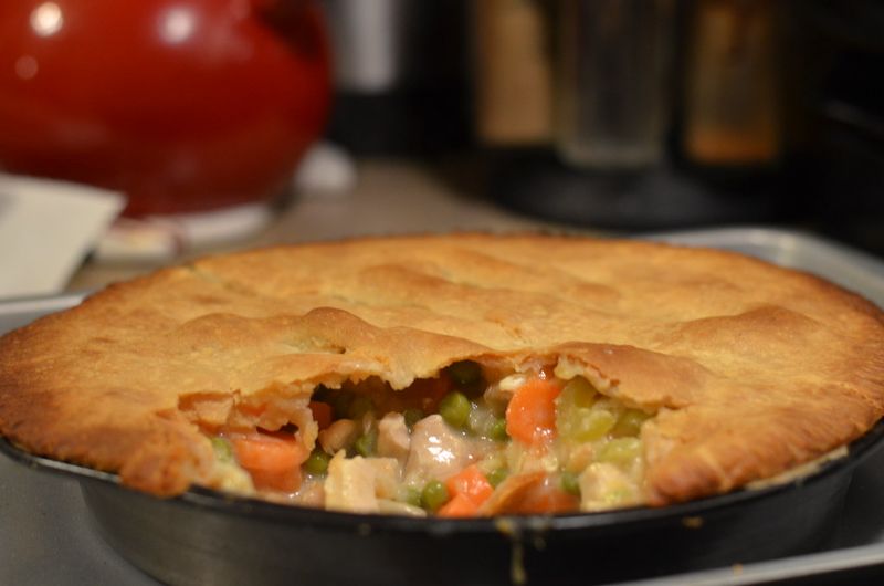 Frozen pot pie