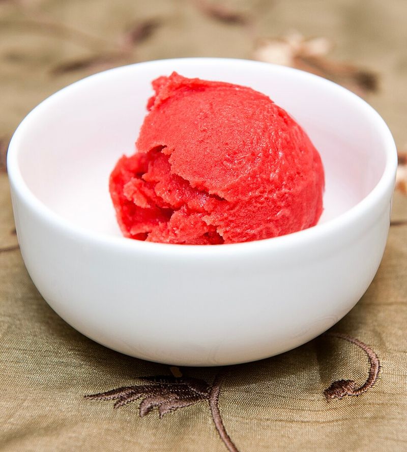 Frozen sorbet