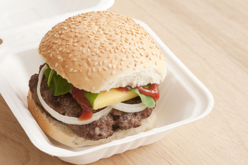 21 Meals People Associate With “Giving Up for the Night” 7 Takeout burger
