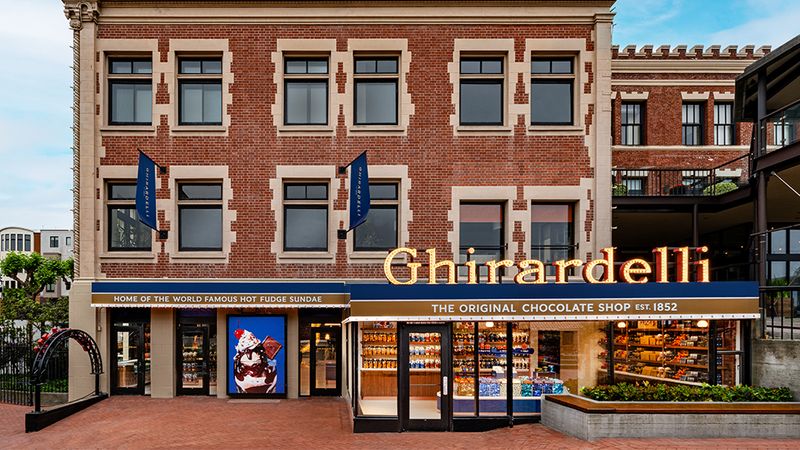 The Original Ghirardelli Chocolate & Ice Cream Shop - San Francisco, California