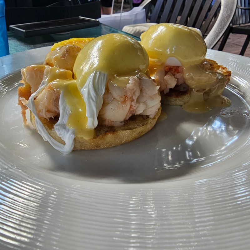 Lobster Benedict In The Garden