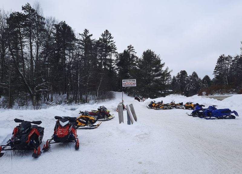 Perfect Post-Snowmobile Stop