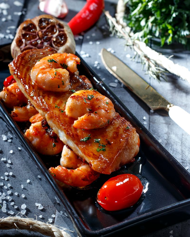 Grilled shrimp