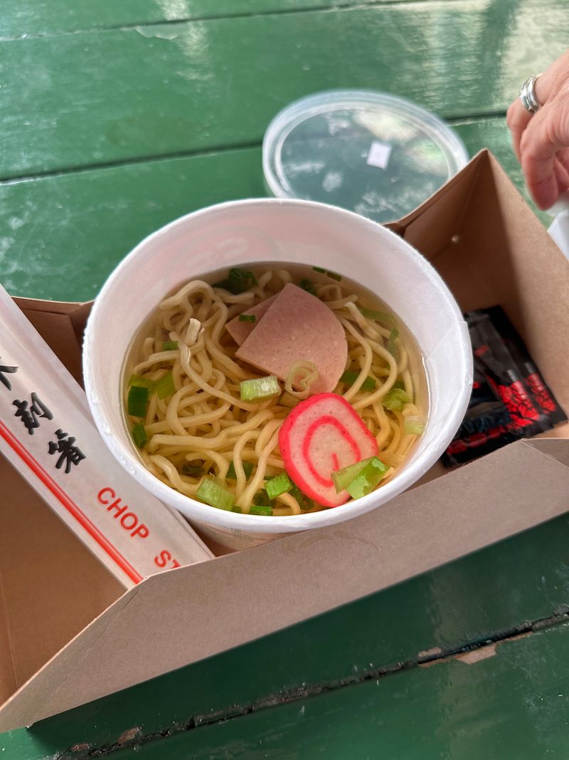 Saimin and Side Plate