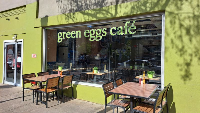 12 Pennsylvania Breakfast Spots Serving Scrapple Plates Locals Swear You Have To Try Once 6 Green Eggs Café - Philadelphia, Pennsylvania