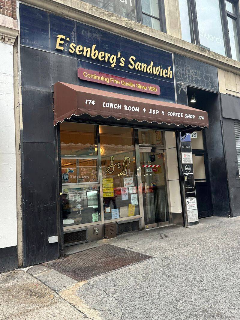 10 New York Delis That Still Pile Sandwiches Like It’s A Competition 10 Eisenberg’s Sandwich Shop - New York, New York