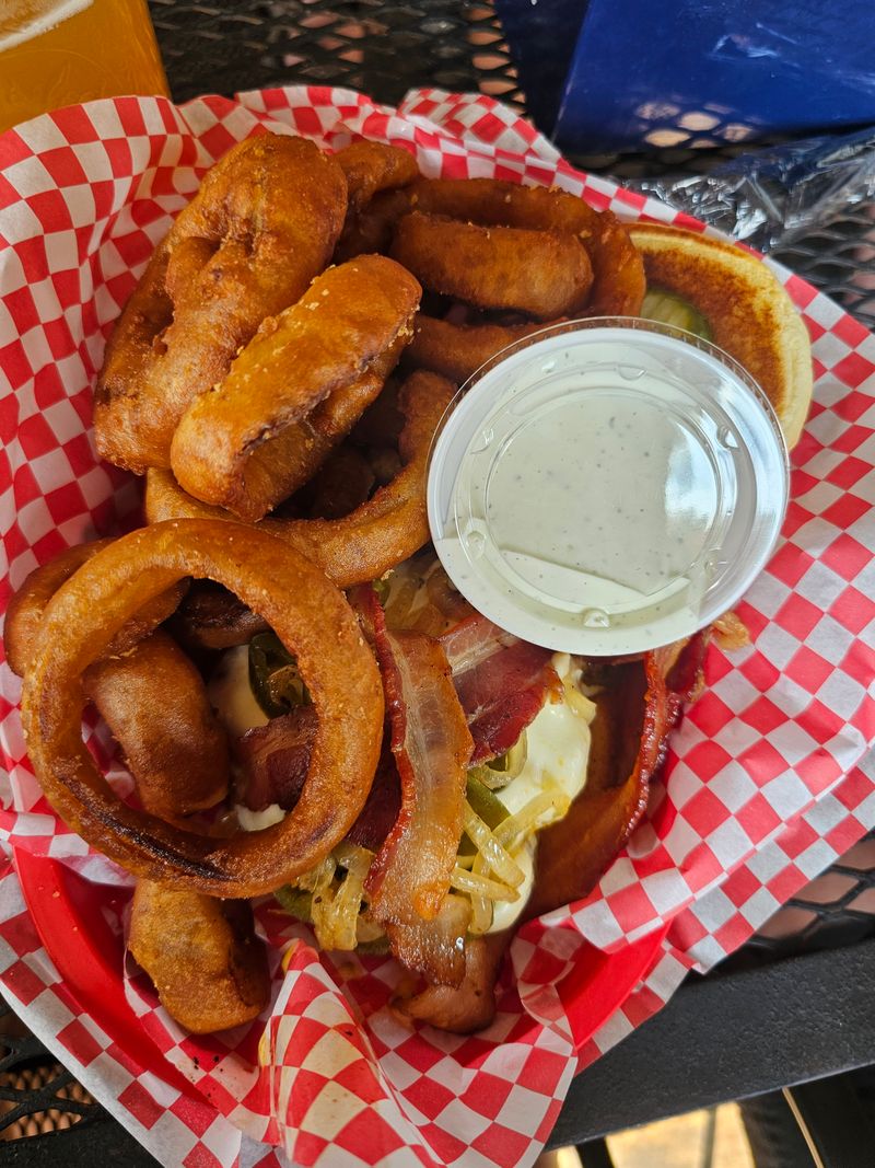 Green Chili Pepper Jack Burger