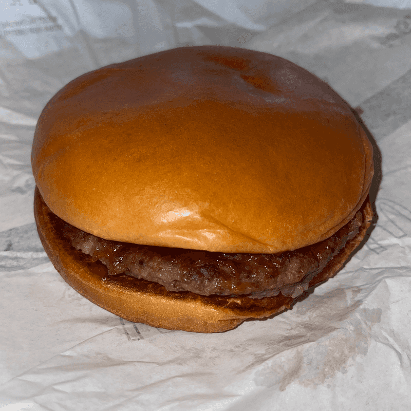 Plain burger