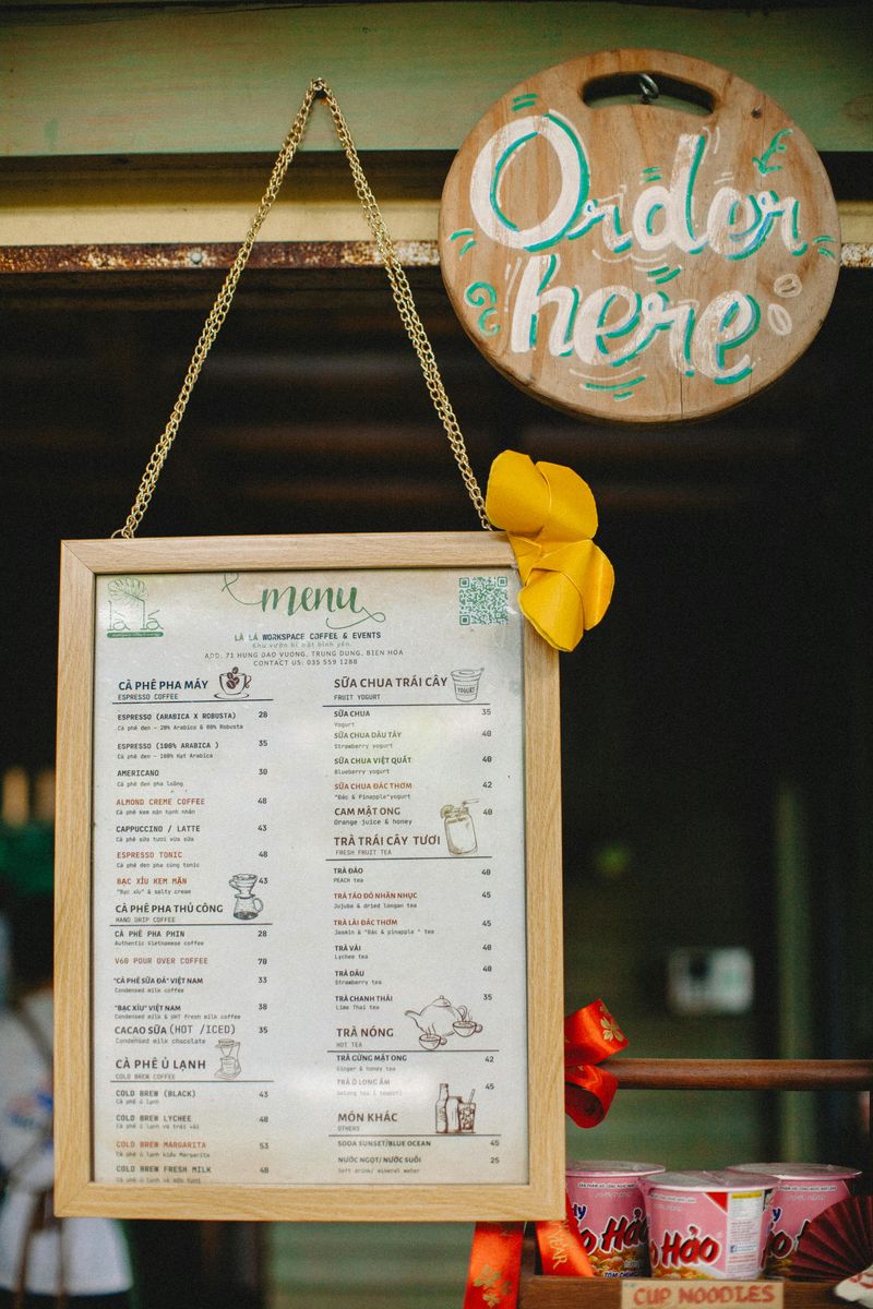 No ordering off menu