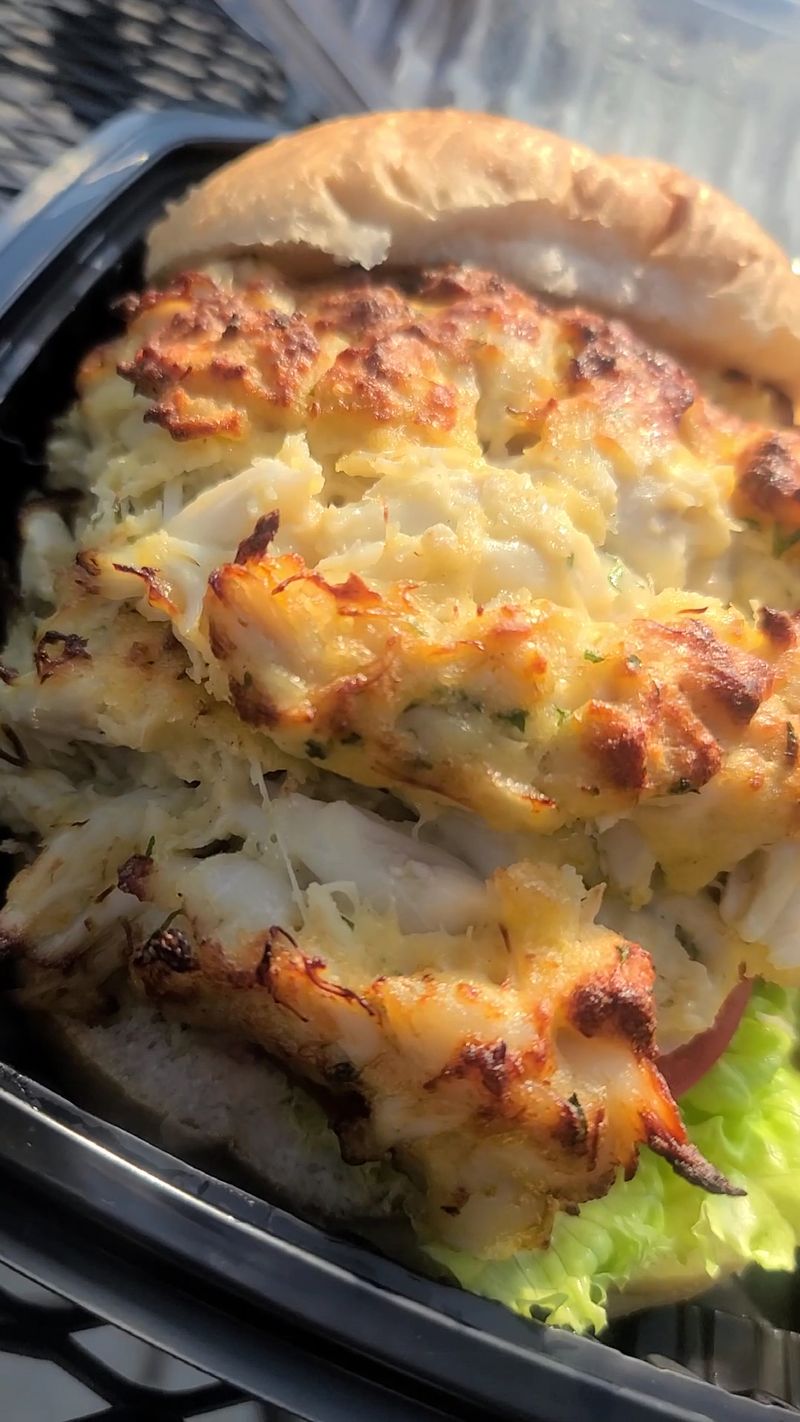 This Maryland Pizza And Crab Cake Spot Turns Two Local Favorites Into One Must-Stop Meal 6 Crab Cake Sub Sandwich