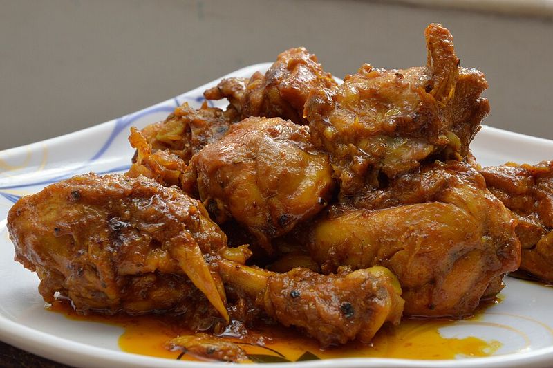 Dry chicken