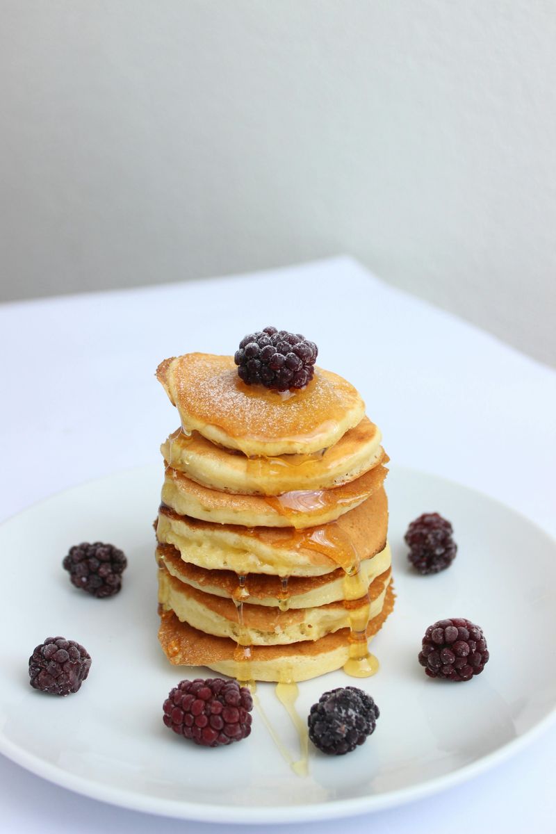 Stacked pancakes