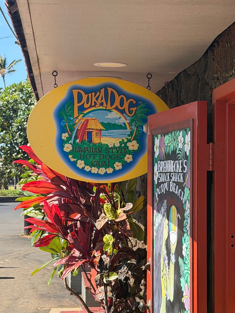 Puka Dog Hawaiian Style Hot Dogs - Poipu, Hawaii