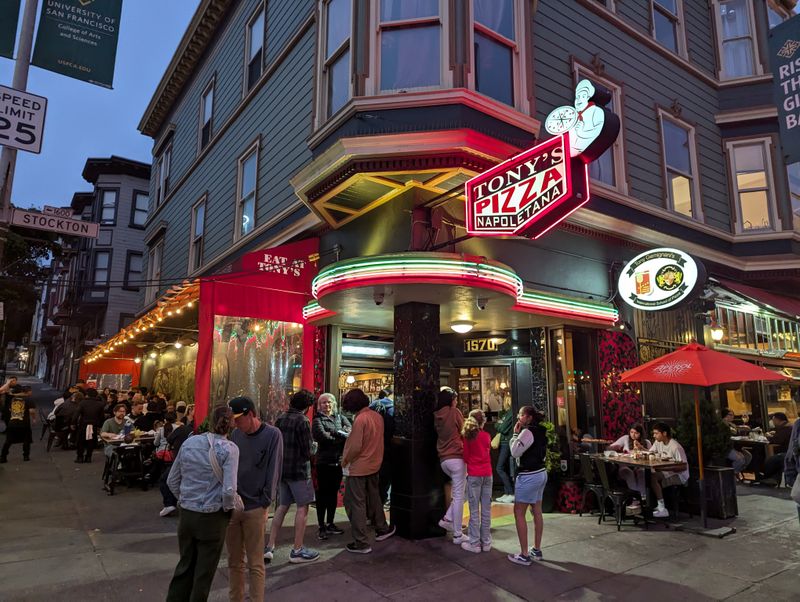 24 Pizza Places Across America Where Thin Crust vs Thick Crust Is the Main Conversation 7 Tony's Pizza Napoletana - San Francisco, California