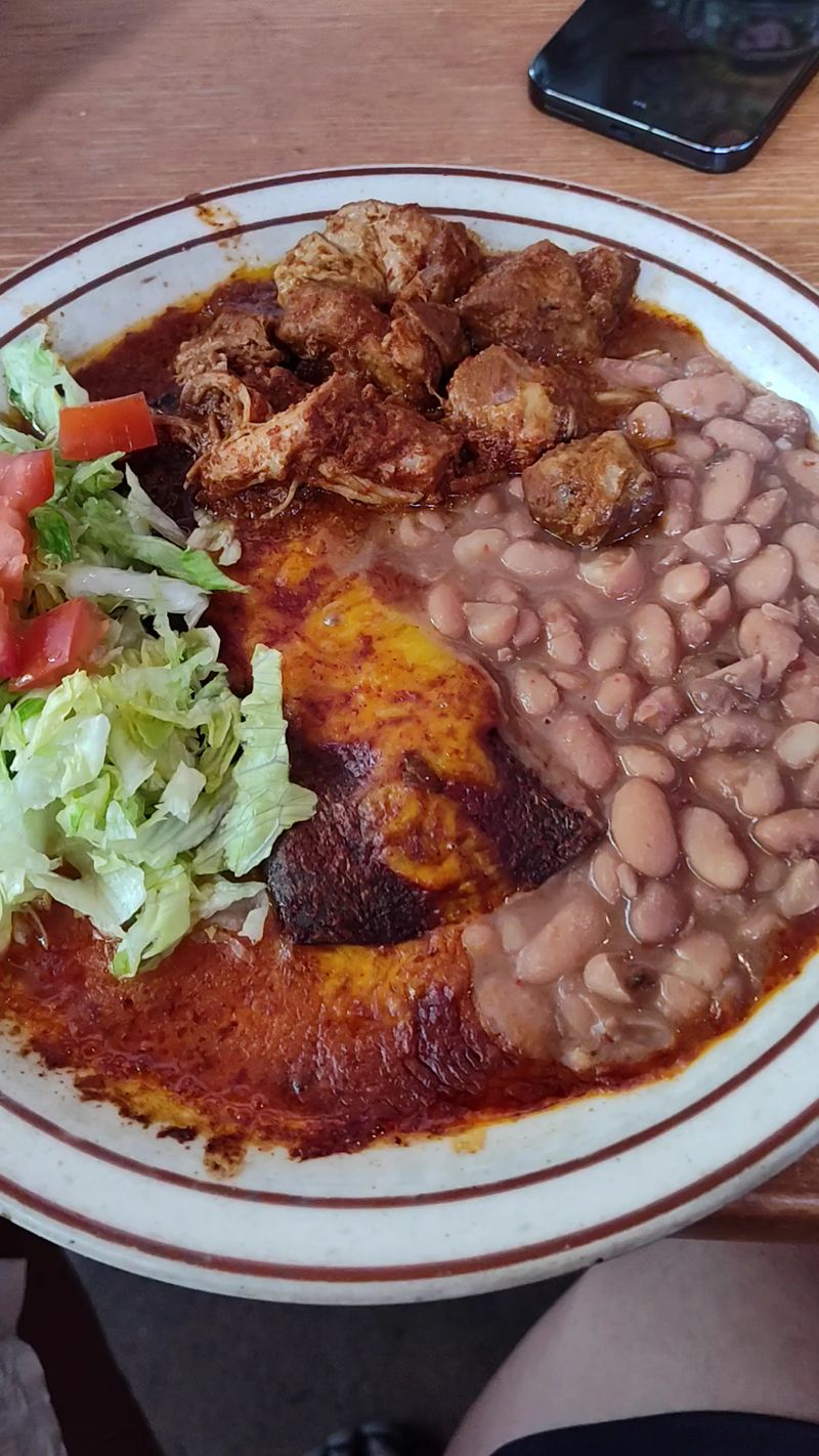 Blue Corn Burrito Smothered