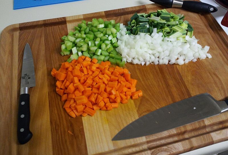 Pre cut vegetables