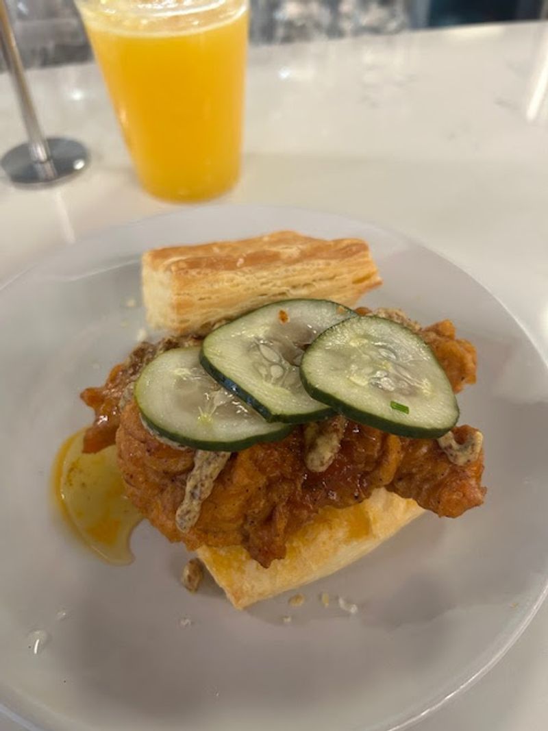 Hot Chicken Meets Biscuit