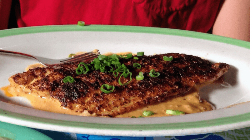 Redfish With Pop And Panache