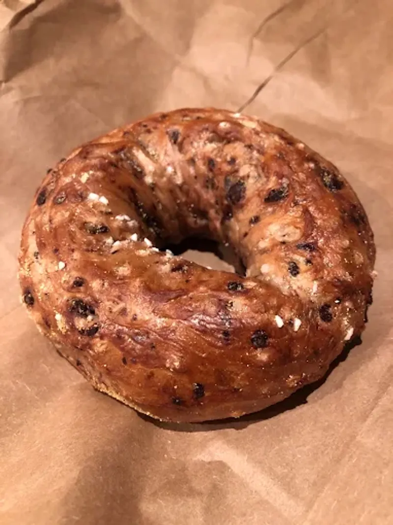 Cinnamon Raisin With Honey Walnut Schmear