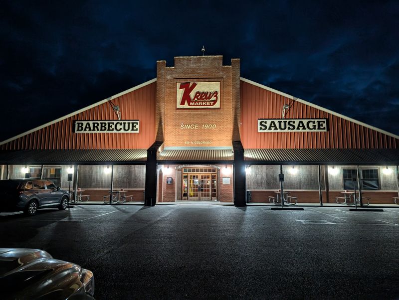 10 Texas BBQ Counters Where Brisket Sells Out Before the Lunch Line Peaks 4 Kreuz Market - Lockhart, Texas
