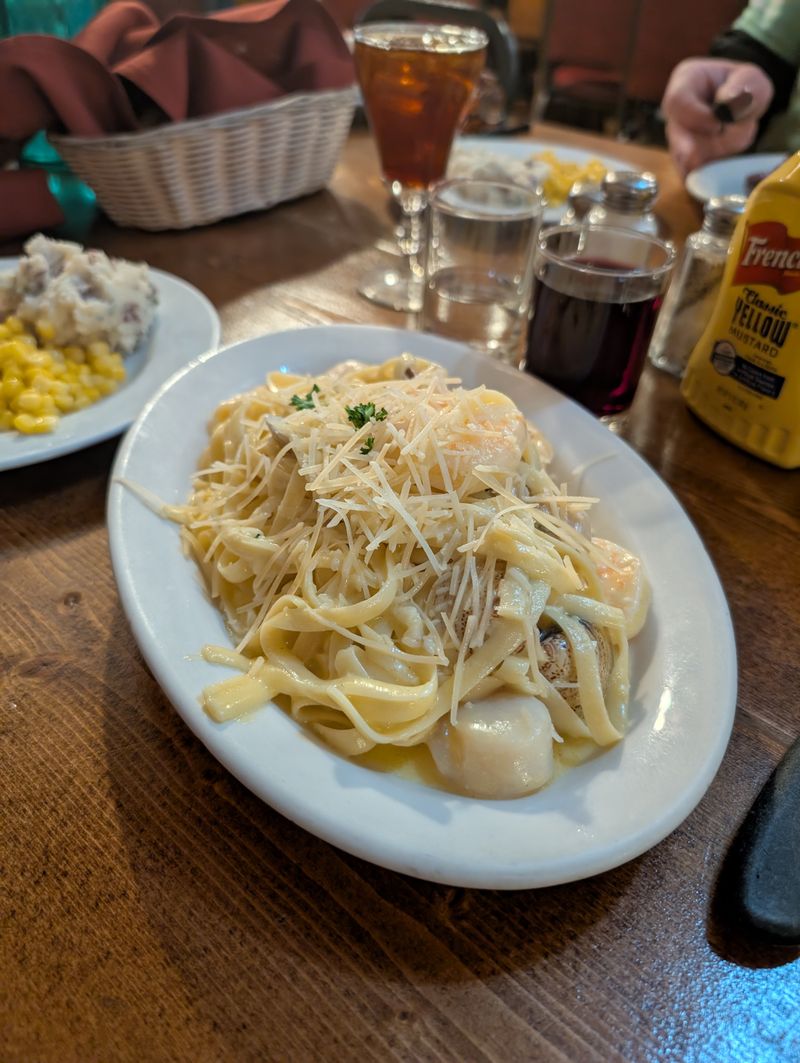 Seafood Pasta and Shrimp Scampi