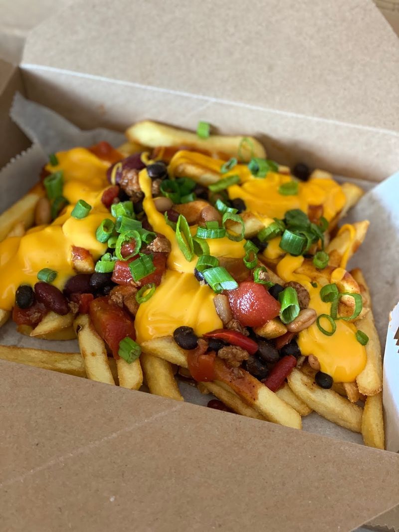 Chili Cheese Fries and Mozzarella Sticks