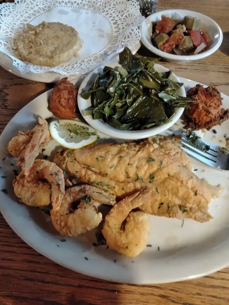 Seafood Stars: Redfish, Shrimp, and Grouper