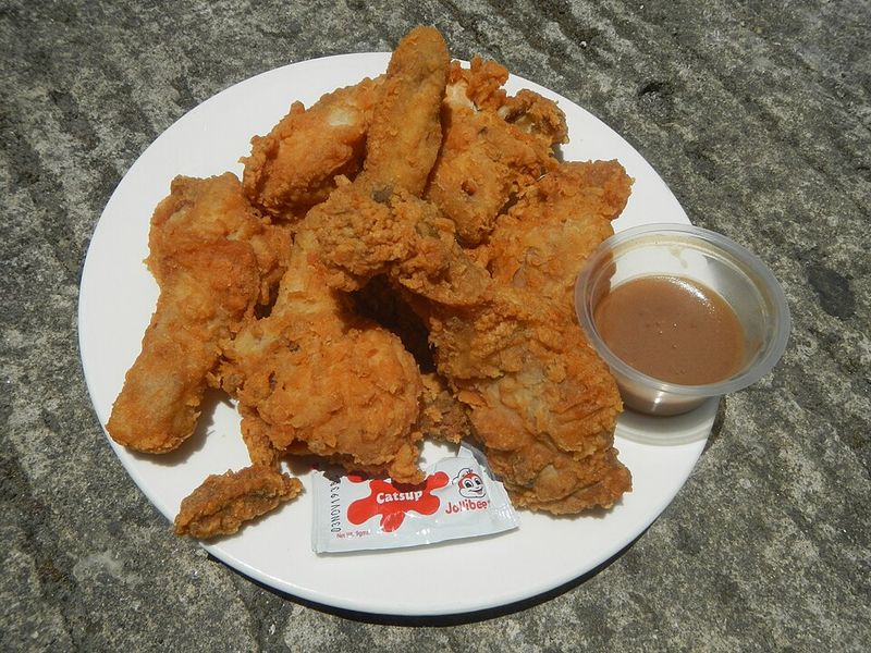 Filipino fried chicken (Jollibee style)