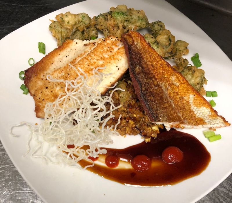 I Traveled Across Michigan To Try 11 Perch Dinners And 4 Tasted Like A Vacation Night 12 The Lake House Waterfront Grille and Event Center - Muskegon, Michigan