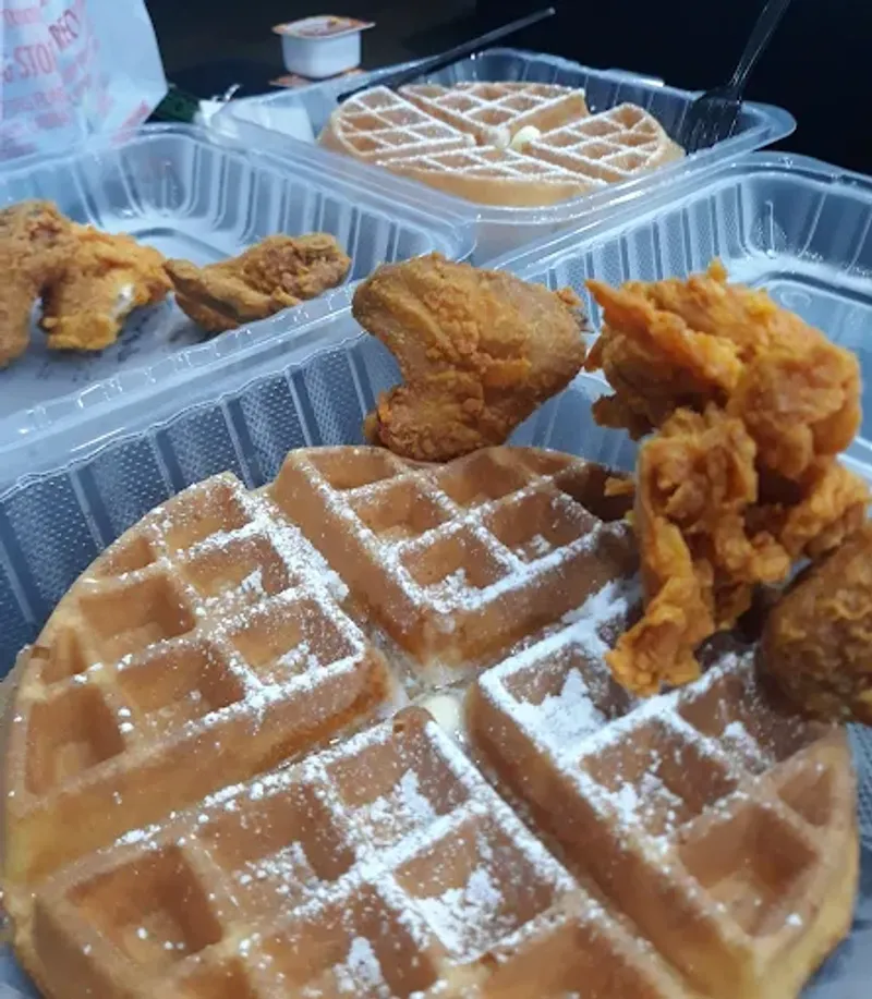 Signature Chicken And Waffles Plate