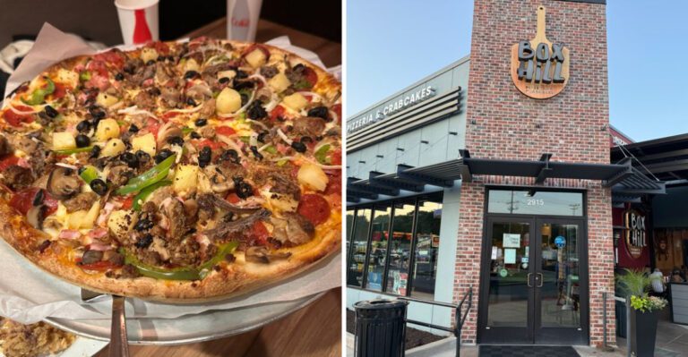 This Maryland Pizza And Crab Cake Spot Turns Two Local Favorites Into One Must-Stop Meal