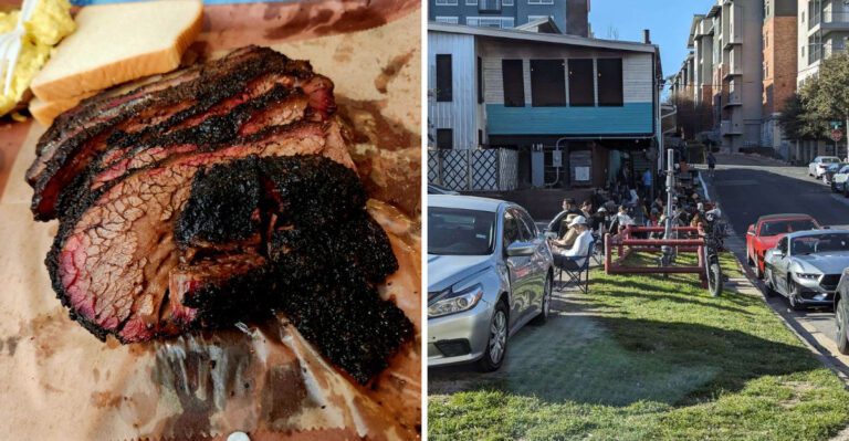 This Texas BBQ Counter Sells Out Brisket Before Midafternoon And Locals Show Up Early