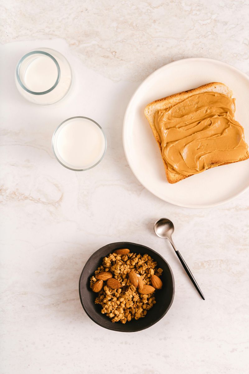 Peanut butter toast