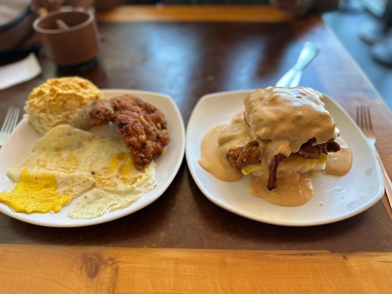 This North Carolina Biscuit Spot Serves Breakfast Biscuits Locals Say Are Worth The Morning Line 10 Sweet Potato Coconut Gravy Biscuit