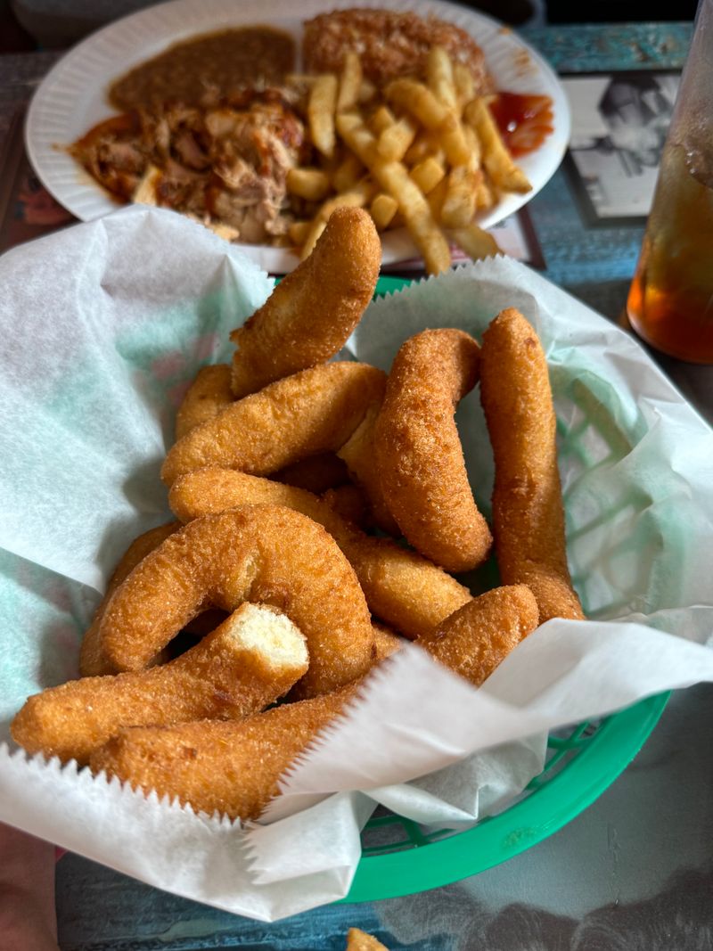 This North Carolina BBQ Lodge Serves Pulled Pork The Old Way Locals Say Is Worth The Drive 4 Hush Puppies Worth the Wait