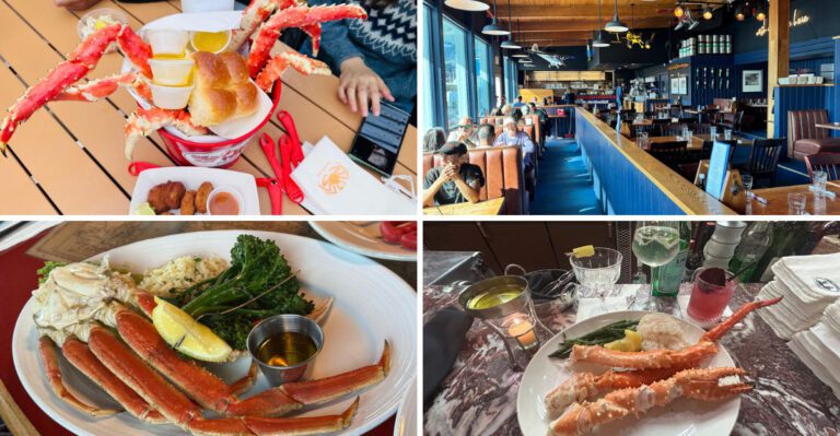 13 Alaska Dockside Cafes Where King Crab Legs Steal The Whole Table