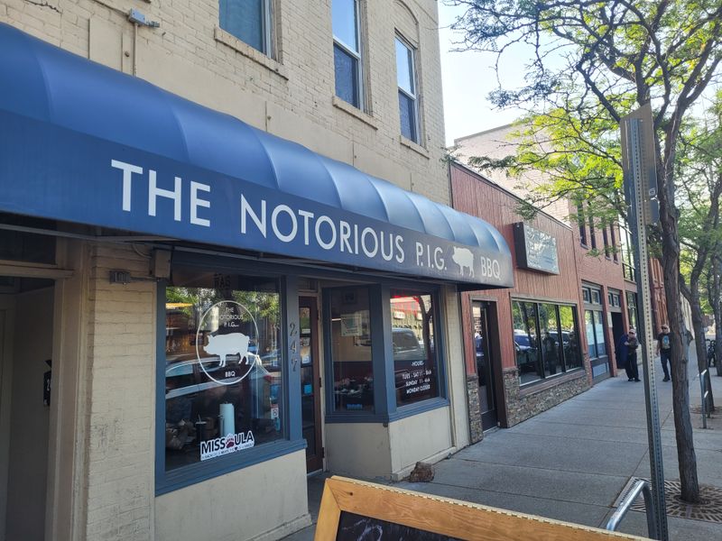 9 Montana Burger Counters Where The Crispy Edges Make Locals Forget The Fries 5 The Notorious P.I.G. BBQ - Missoula, Montana