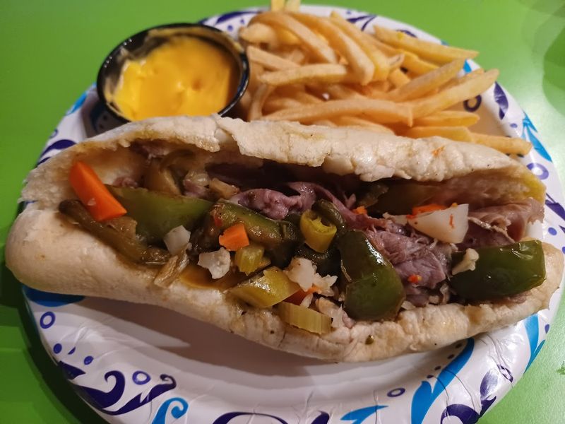This No-Frills Restaurant in Florida Is Known for the Best Italian Beef Sandwich Around 4 Hot Giardiniera and Sweet Peppers