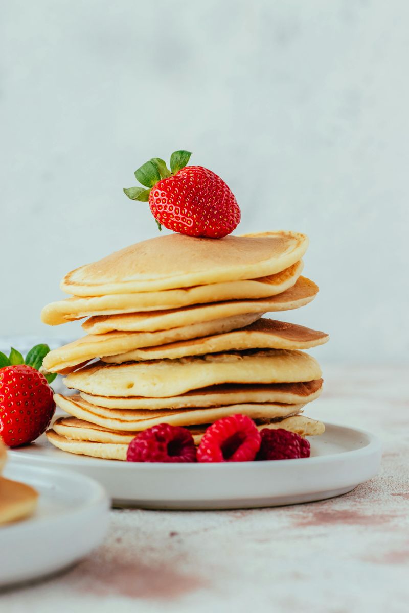 Stacked pancakes